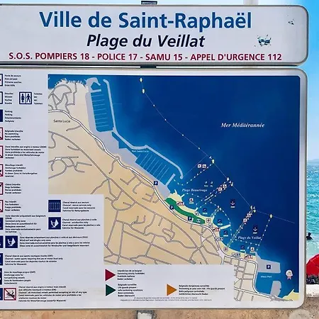 Rez-jardin Renove A Saint-raphael, Cote D'azur 公寓 *